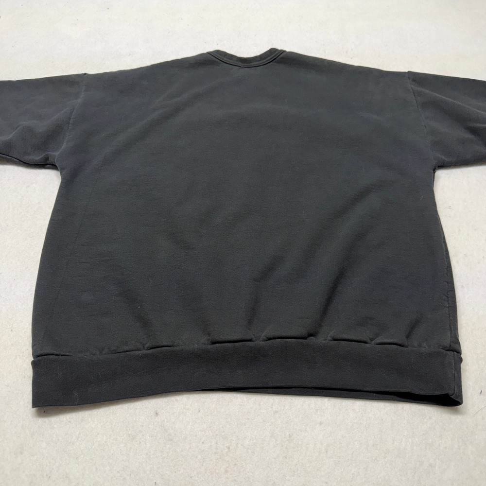 Vintage US Army Sweatshirt Graphic Tank Eagle USA Made Cotton Black Mens Size M - Picture 9 of 12